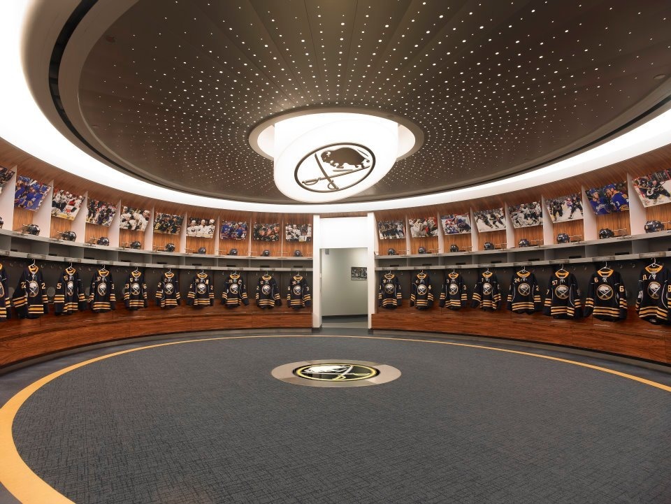 buffalo sabres dressing room